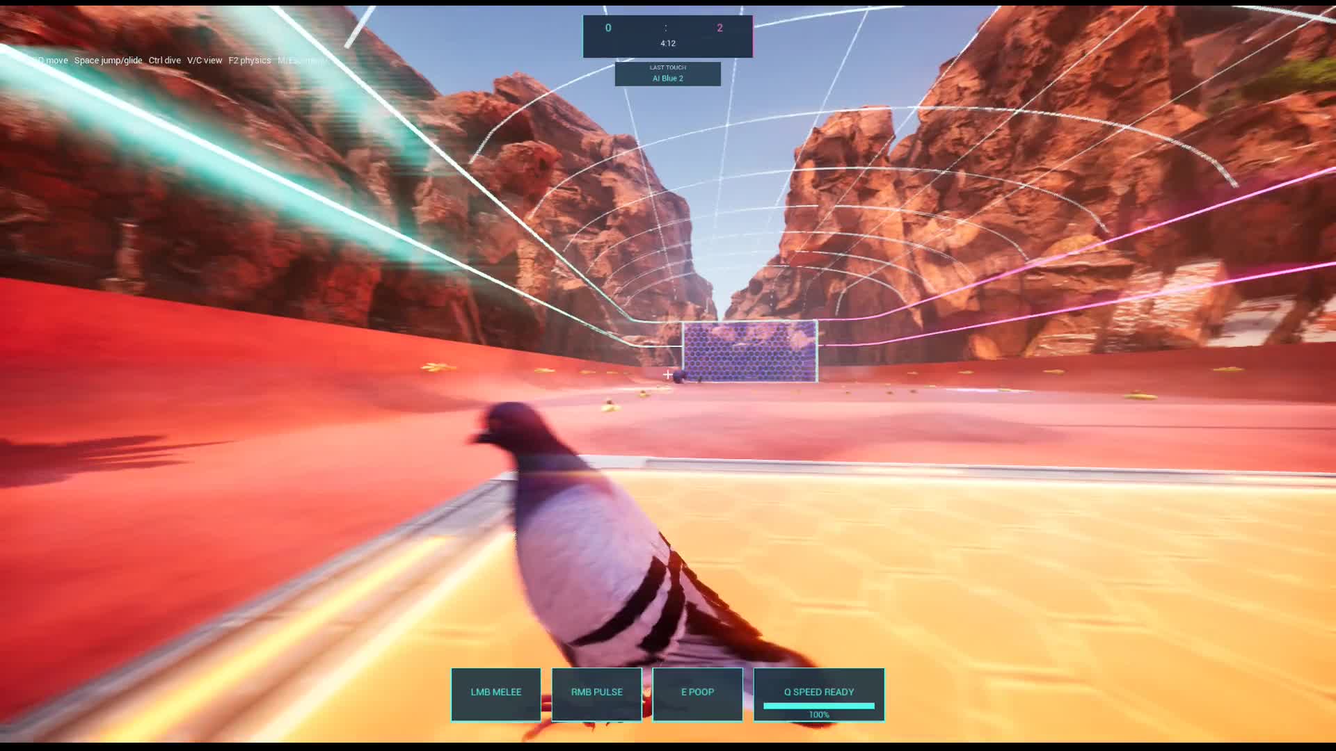 Pigeon Ball development gameplay
