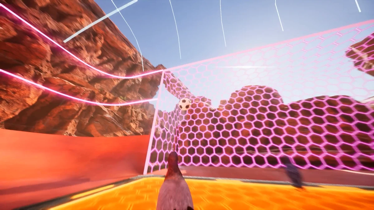 Shoot — actual Pigeon Ball gameplay